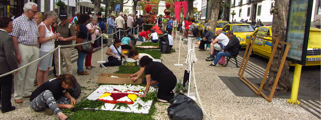 Blomsterfestivalen på Madeira, Portugal