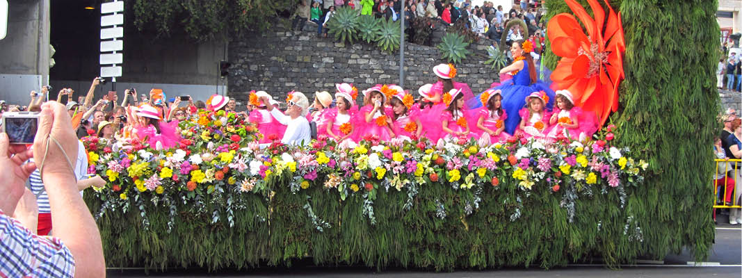Blomsterfestivalen på Madeira, Portugal