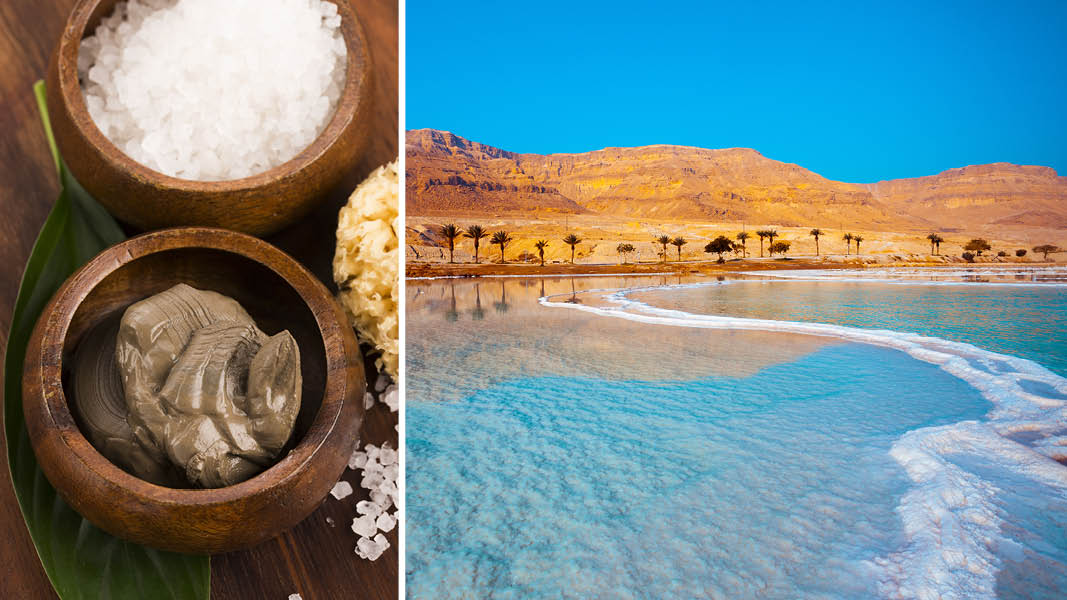 Det Dde Hav. p grnsen mellem Israel og Jordan