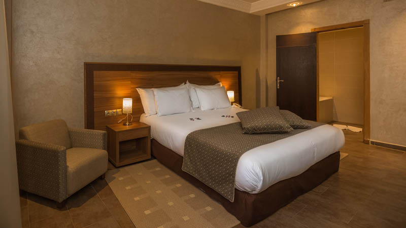 Hotelværelse på Hotel Dellarossa i Marrakech